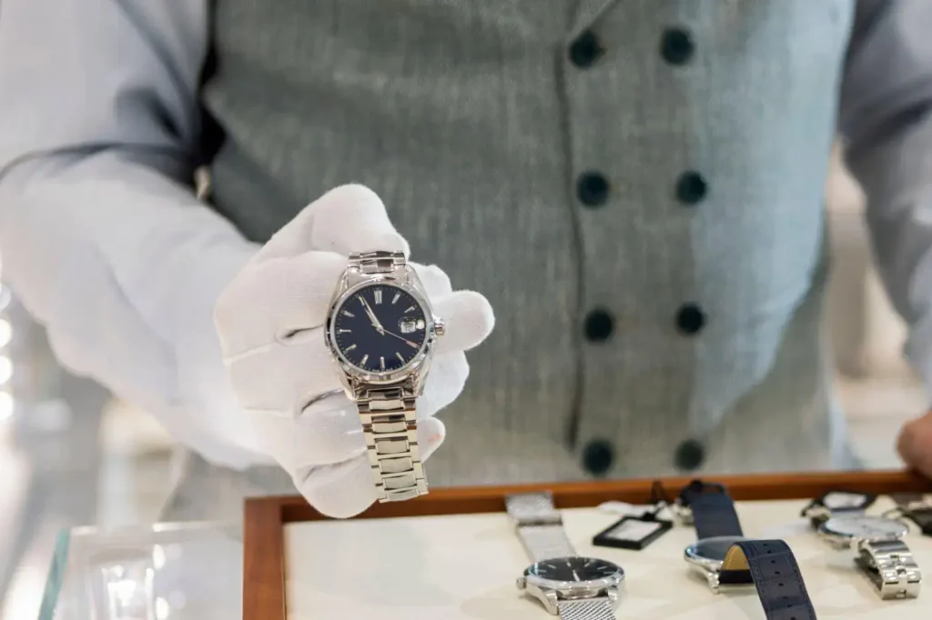 montre homme argent