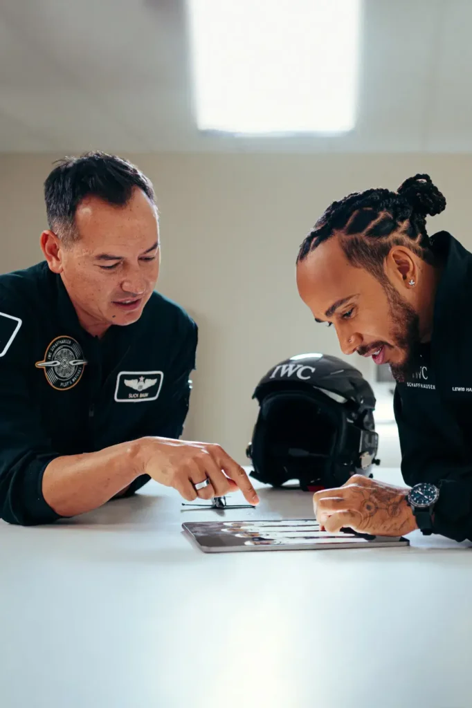 Lewis Hamilton-IWC-espace-astronaut-flight-training8