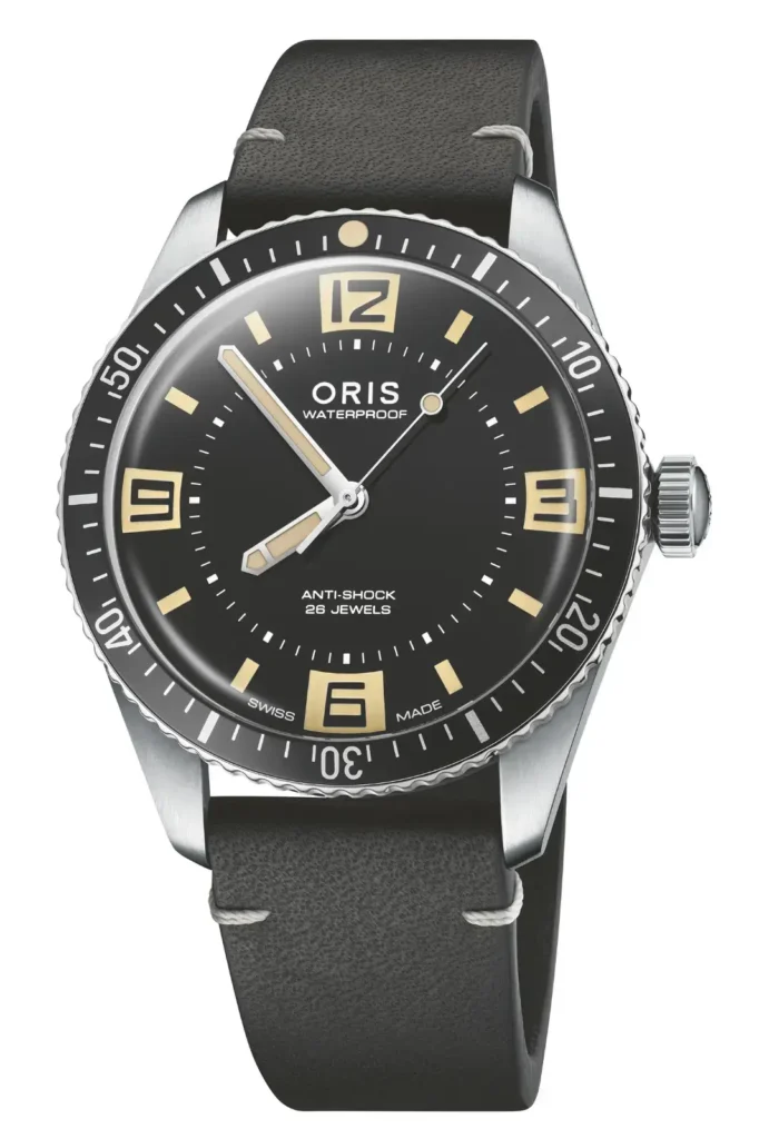 Montre de plongée homme Oris Célébration 60e anniversaire édition -face- bracelet noir