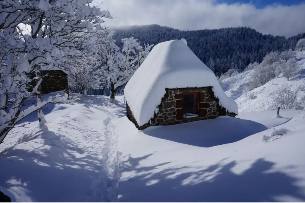 Chaumière dans un écrin de nature-Borée-Rhône-Alpes- France
