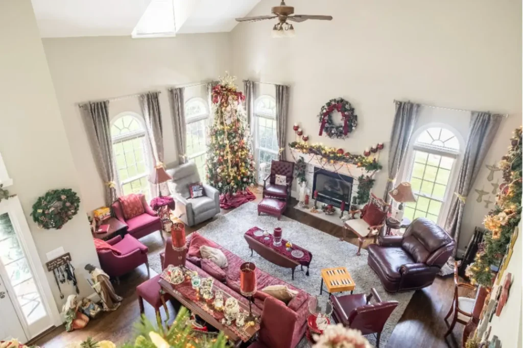La maison de Noël-Fort Mill- Caroline du Sud-États-Unis