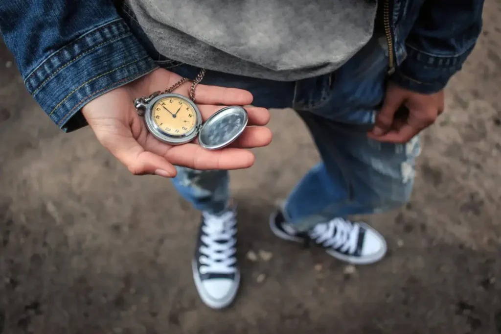 Montre de poche à Gousset -décontracté-jeans-Crédit Maison Goousset
