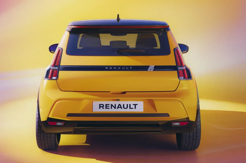 voiture électrique R5-Face arrière-Renault 5 E-Tech electric