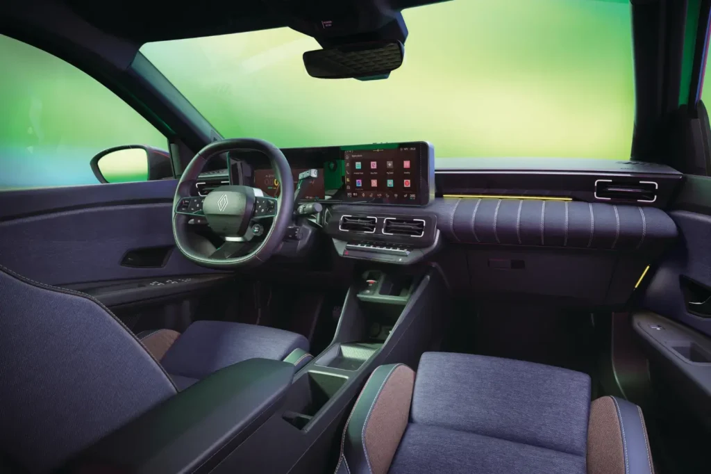 voiture électrique R5-habitacle-avant-Renault 5 E-Tech electric