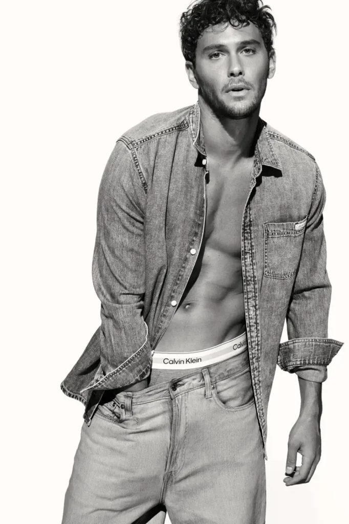 Calvin Klein Cooper Koch-Cooper-Koch-CK-boir-blanc-veste-jean