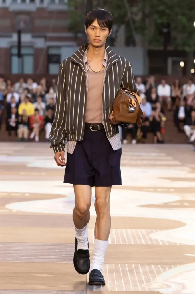 Louis-Vuitton-Pharrell-Collection-Printempt-été-2026-Chemise et short LV