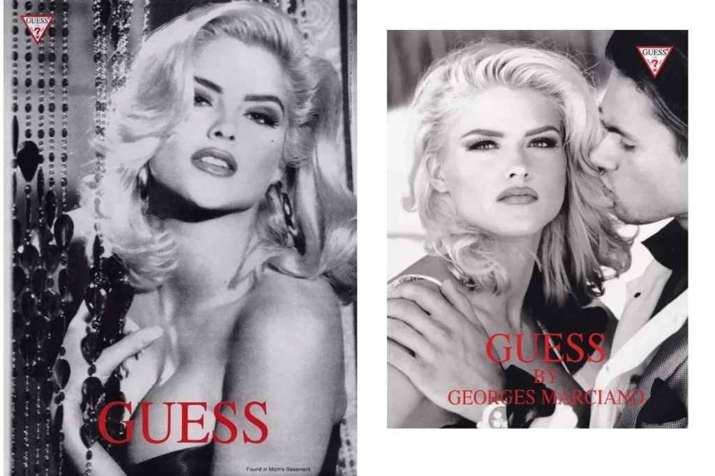 Anna Nicole Smith per Guess