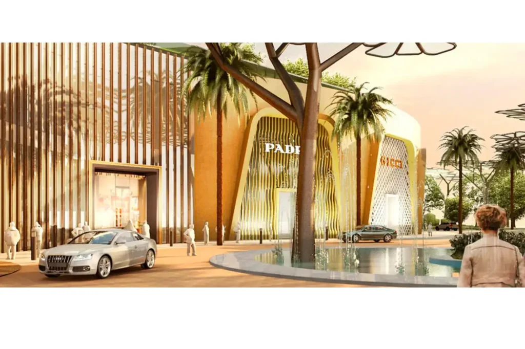 Morocco Mall Shopping Casablanca vue entrée