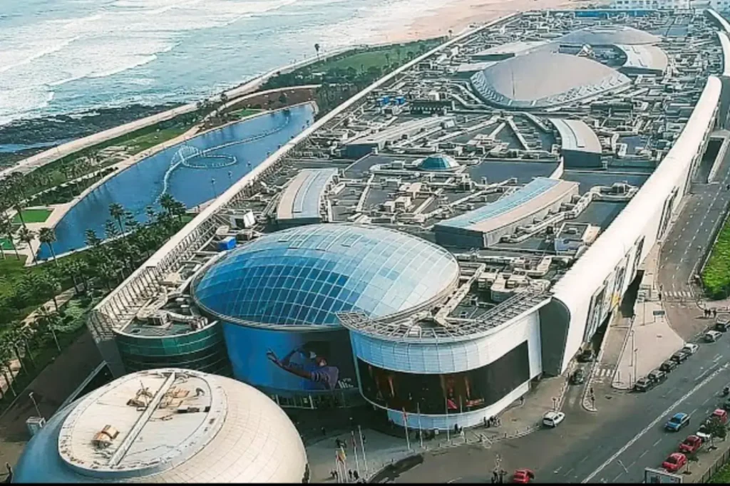 Morocco Mall Shopping vue aérienne