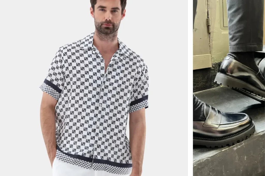 chemise Van Laack-mocassin lobb