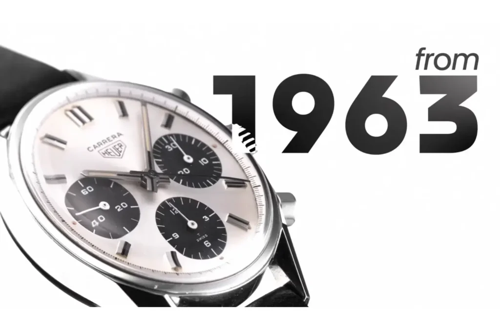 II.3-Heuer Carrera (réf. 2447, 1963)-montre rétro homme