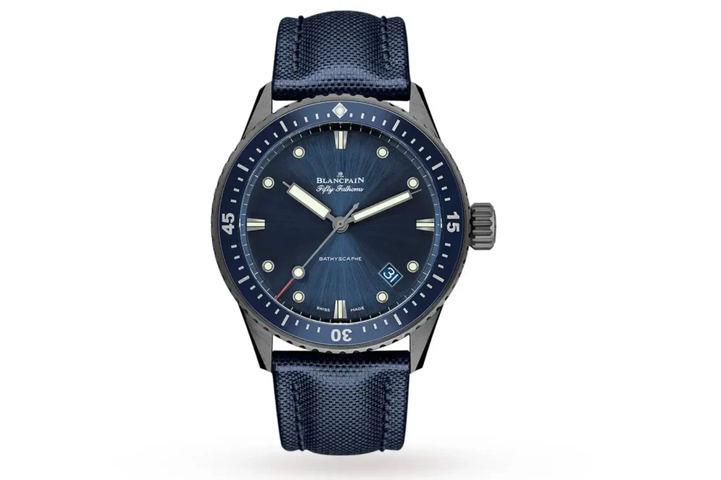 Montre Suisse - Blancpain — Fifty Fathoms 15000 dollars