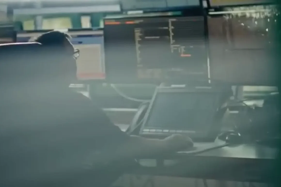 Yangwang U9 Extreme de BYD-technitien au centre de controle devant ses ordinateurs de vitesse