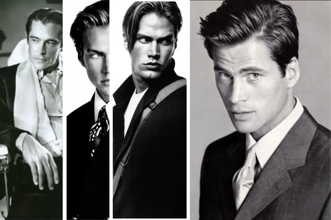 6Top-Model-légendaires-1990-Homme-1.Alain_Gossuin- 2.Mark_Vanderloo-3.Greg_Hansen- 4.Cameron_Alborzian-5. Werner Schreyer-6.Albert _Delègue