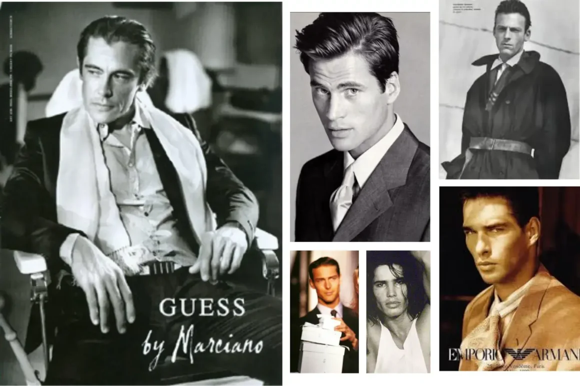 6Top-Model-légendaires-1990-Homme-1.Alain_Gossuin- 2.Mark_Vanderloo-3.Greg_Hansen- 4.Cameron_Alborzian-5. Werner Schreyer-6.Albert _Delègue