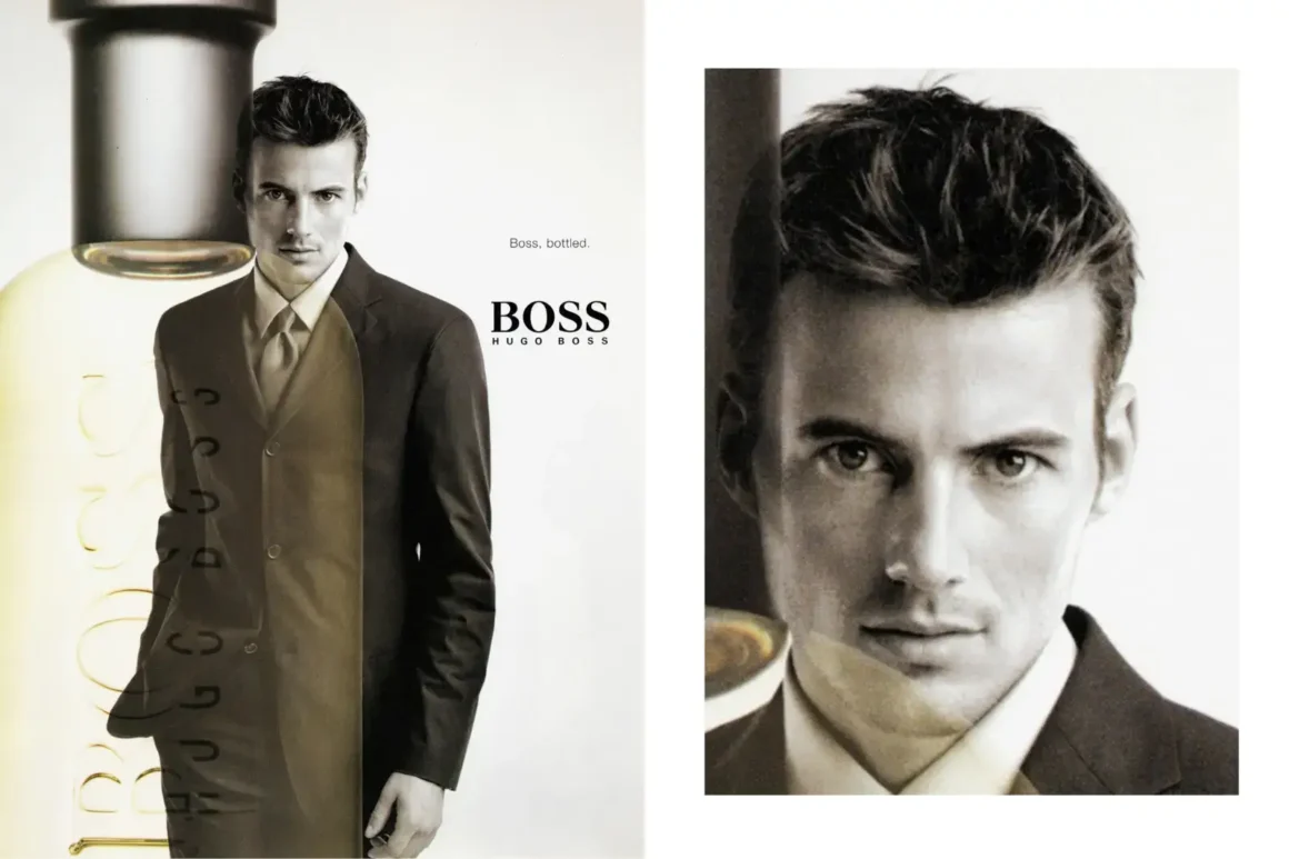 Top Model homme légendaire1990-Alex Lundqvist -Parfums Boss