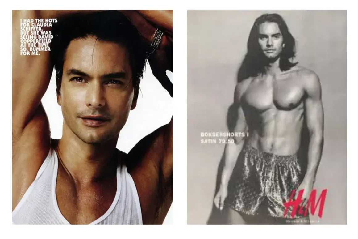 Top Model homme légendaire1990-Marcus_Schenkenberg-édito-H&M