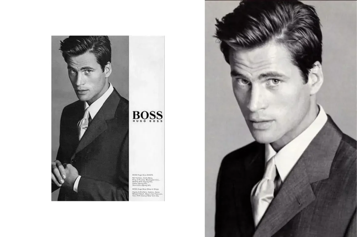 6Top-Model-légendaires-1990-Mark_Vanderloo-campagne publicitaire_Hugo_Boss