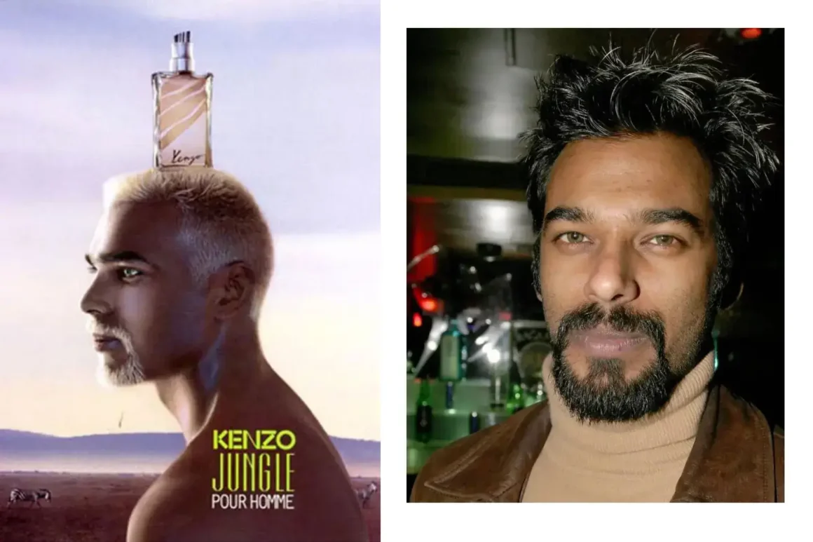 Top Model homme légendaire1990-Satya_Oblette-Parfum_ Kenzo_Jungle