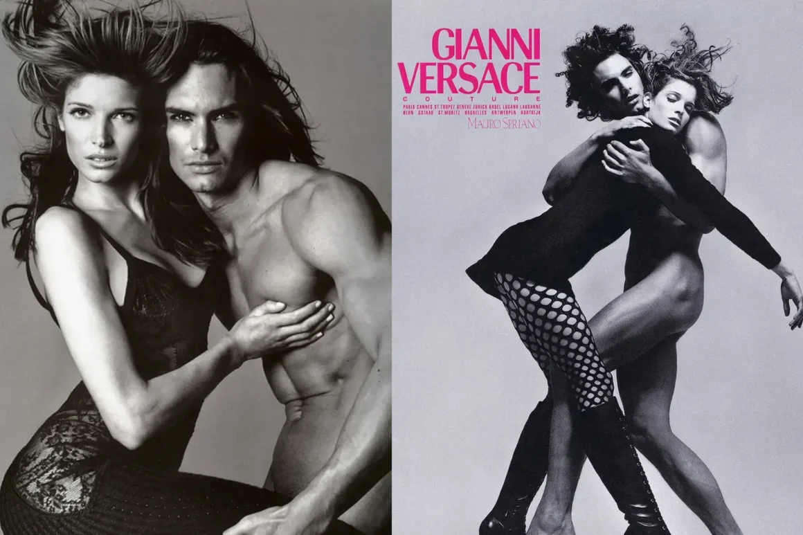 Top Model homme légendaire1990-Schenkenberg-Photographe-Richard-Avedon-Vogue-Italy-July-1993-Gianni Versace