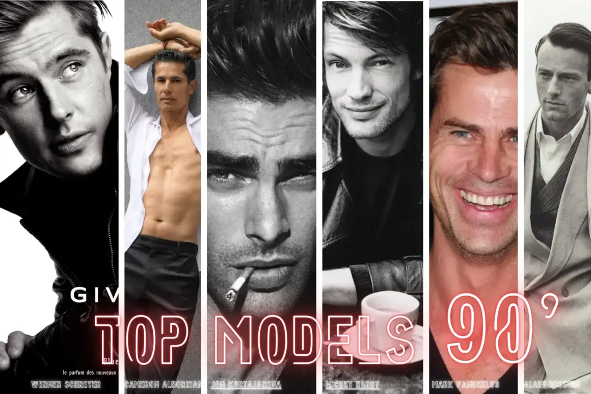 Top Model homme légendaire1990-Werner_Schreyer-Cameron _Alborzian-Jon_Kortajarena-Mickey _Hardt-Mark_Vanderloo-Alain_Gossuin