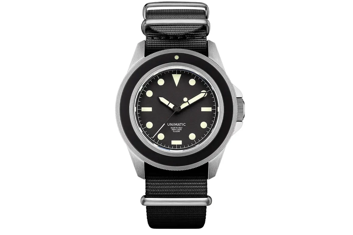Unimatic -Modello Uno - UC-1-montre italienne pour homme- Atomatic Dive 30m