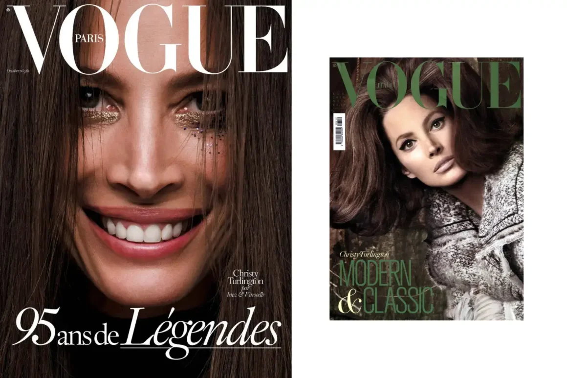 Christy-Turlington-Vogue-paris-october-2015-Photographe-inez-van-lamsweerde-vinoodh-matadin--christy-turlington-photographe-steven-meisel-Vogue-italia-july-2010
