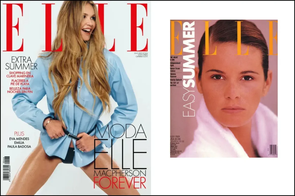 Elle_Macpherson-Elle-cover--Elle_Macpherson-jeune-Elle-magazine-Cover July 1989 Photographe- Gilles Bensimon