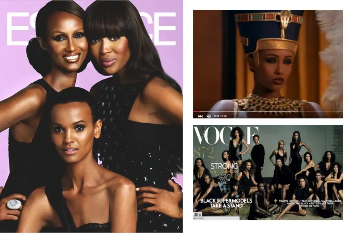 Iman_Abdulmajid-Naomie Campbell-Top Model Black--Clip-Michael_Jackson-Iman-Top Model black