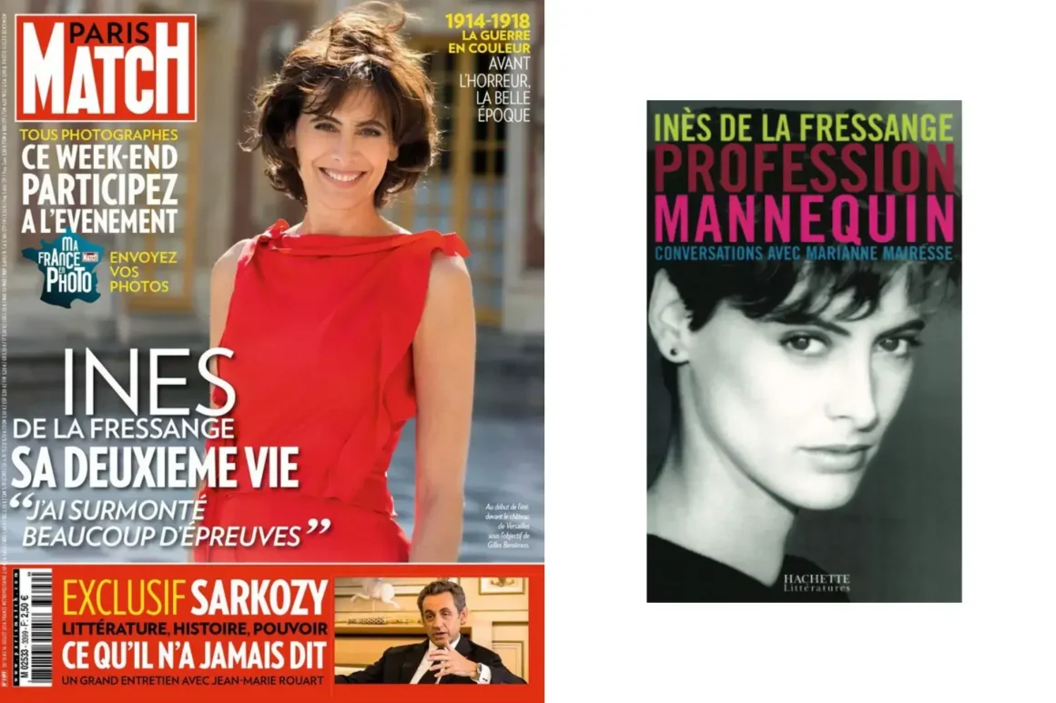 Inès_de_la_Fressange-cover-Paris Match-Inès de la Fressange--Livre-Profession mannequin - Inès de la Fressange- conversations avec Marianne Mairesse-Amazon