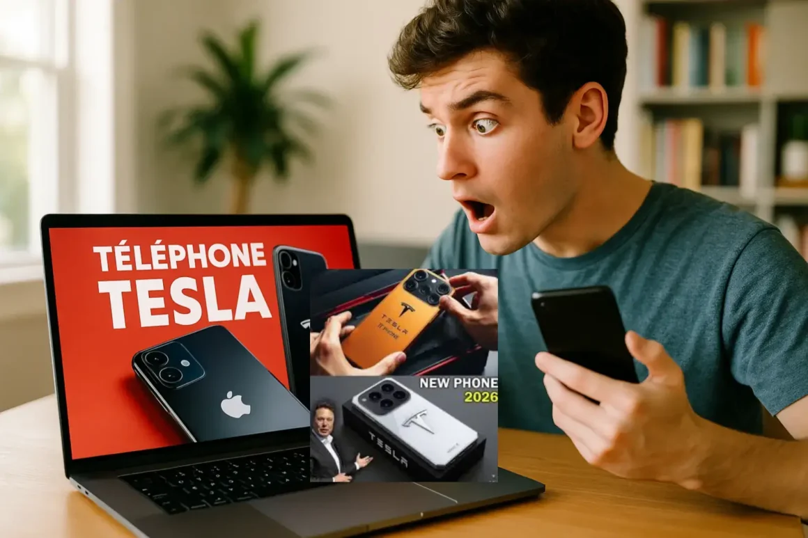 Tesla telephone annonce