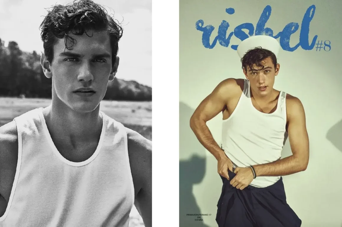 Meilleurs mannequins espagnoles homme : Xavier Serrano -L'Officiel Hommes Poland-portrat-noir-blanc--Xavier Serrano - The NEXT Models