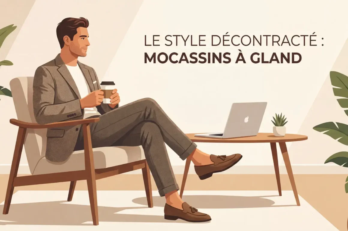 Mocassin à gland homme
